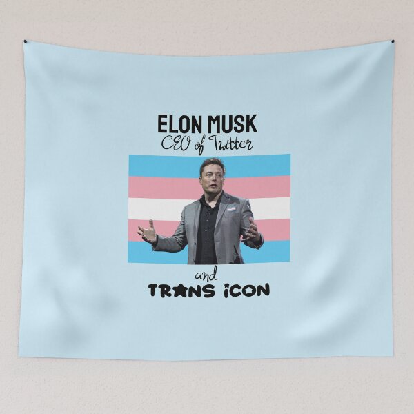 Item preview, Elon Trans Icon designed and sold by everything4eva.