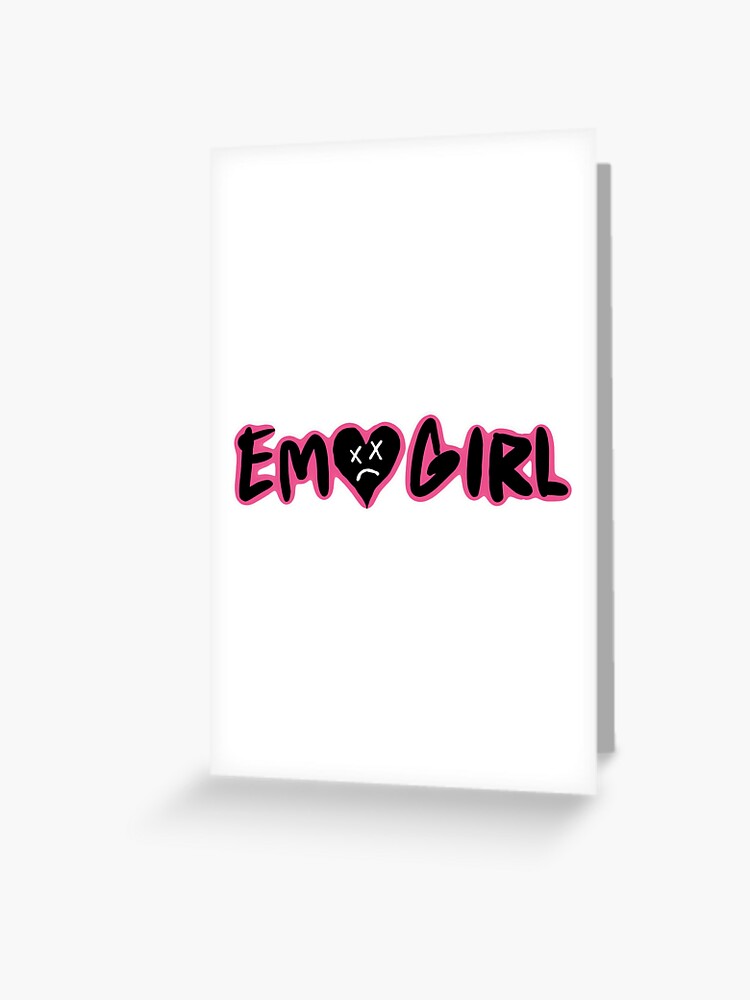 Emo Girl  Greeting Card for Sale by poluslicida6