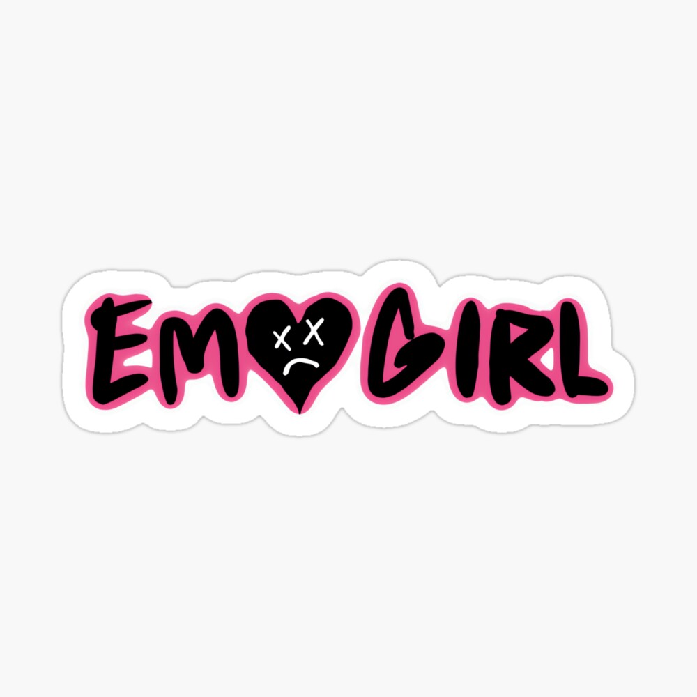 I Love Emo Girls Gifts | Greeting Card