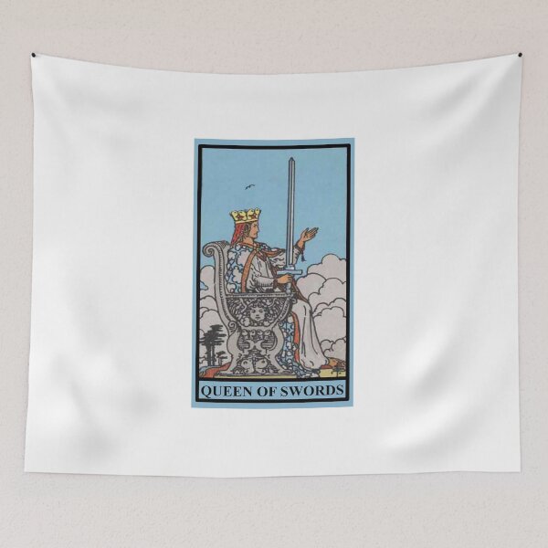 Item preview, QUEEN OF SWORDS Tarot  designed and sold by modymada.