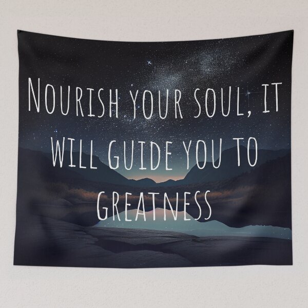 Item preview, Nourish Your Soul, It Will Guide You To Greatness designed and sold by mcmtdesigns.