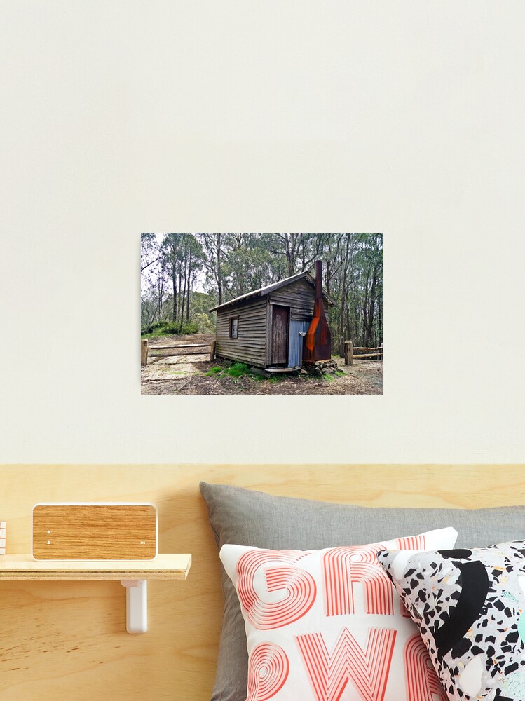 Thumbnail 2 of 3, Photographic Print, Howqua Gap Hut designed and sold by jessfleming.