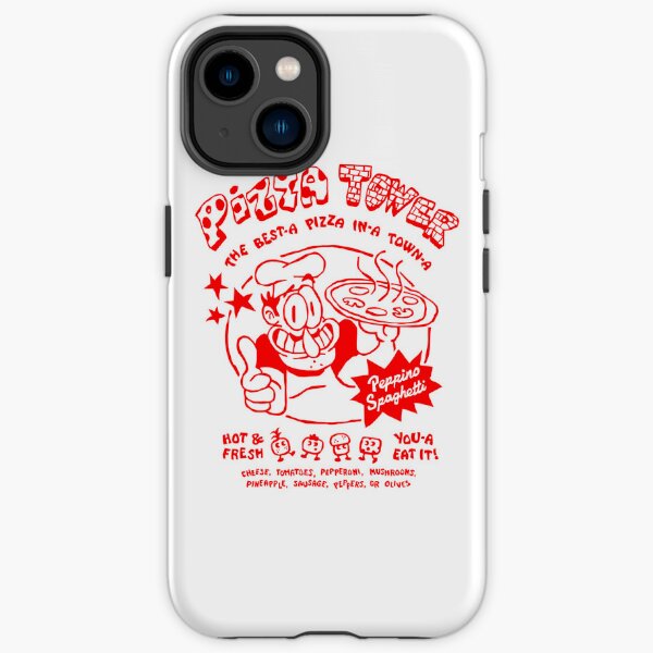Pizza Tower The Best A Pizza In A Town A Apparel - Pizza Tower The Best A Pizza In A Town A Clothing iPhone Tough Case