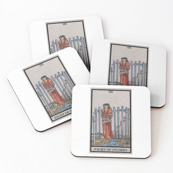 Item preview, EIGHT OF SWORDS Tarot  designed and sold by modymada.