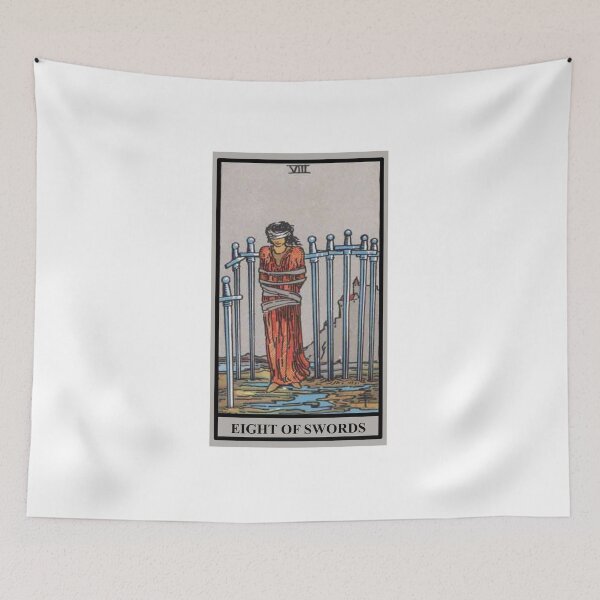 Item preview, EIGHT OF SWORDS Tarot  designed and sold by modymada.