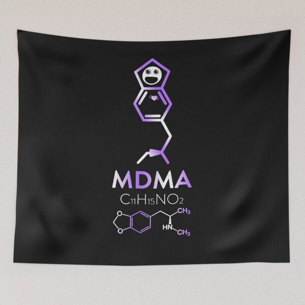 Item preview, MDMA molecule - chemistry element designed and sold by ChrisFeil.