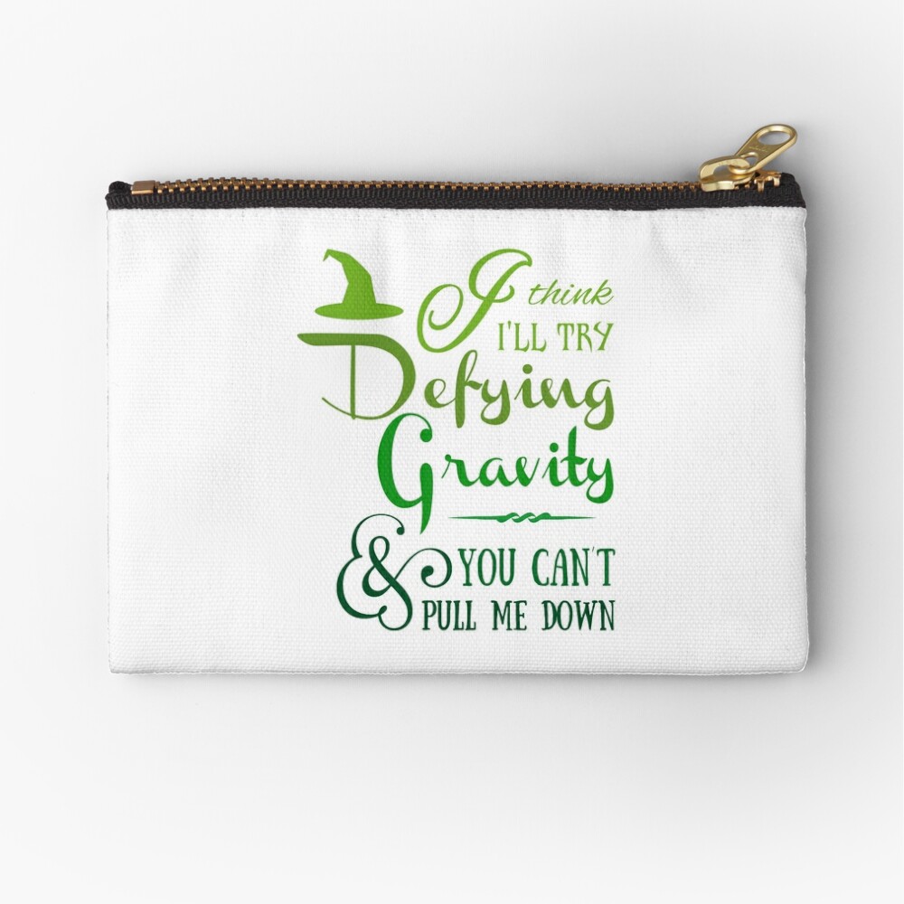 Defying Gravity - Wicked Musical Quote Lyrics Tote Bag for Sale by  EnchantedWishes