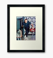 Richard Nixon Bowling Framed Print