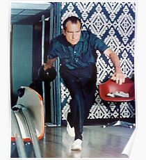 Richard Nixon Bowling Poster
