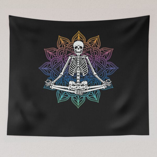 Item preview, Yoga Meditation Skeleton I Funny Sarcastic designed and sold by ChrisFeil.
