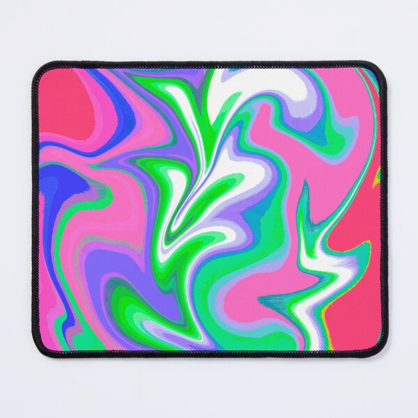 Item preview, Modern Swirl Abstract Pattern Neon Tones, Neon Green, Neon Blue, White, Pink, Red, Purple, Multicolor Design designed and sold by theprintedclub.