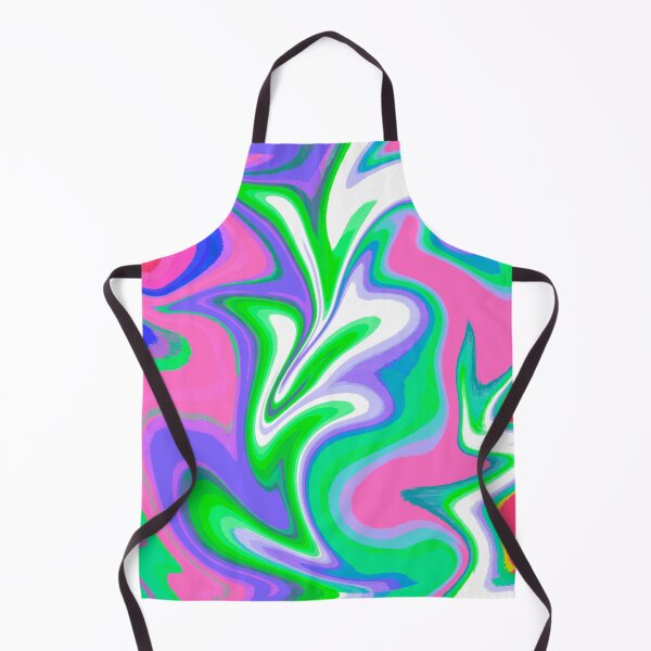 Item preview, Modern Swirl Abstract Pattern Neon Tones, Neon Green, Neon Blue, White, Pink, Red, Purple, Multicolor Design designed and sold by theprintedclub.