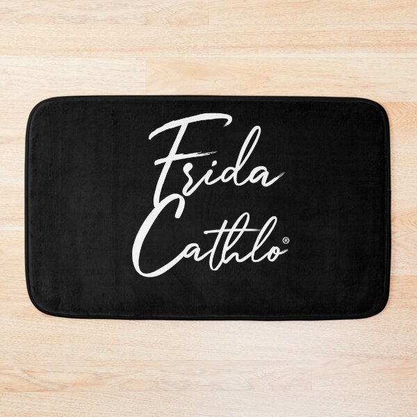 Item preview, White And Black Text Cat Frida Cathlo version of - Frida Kahlo designed and sold by Jaime Ortiz.
