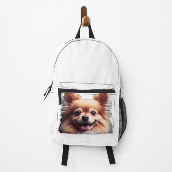 Item preview, A Dog Sticks Out Its Tongue Brown White Black In Cream Man Woman Child designed and sold by Furry-BFF.