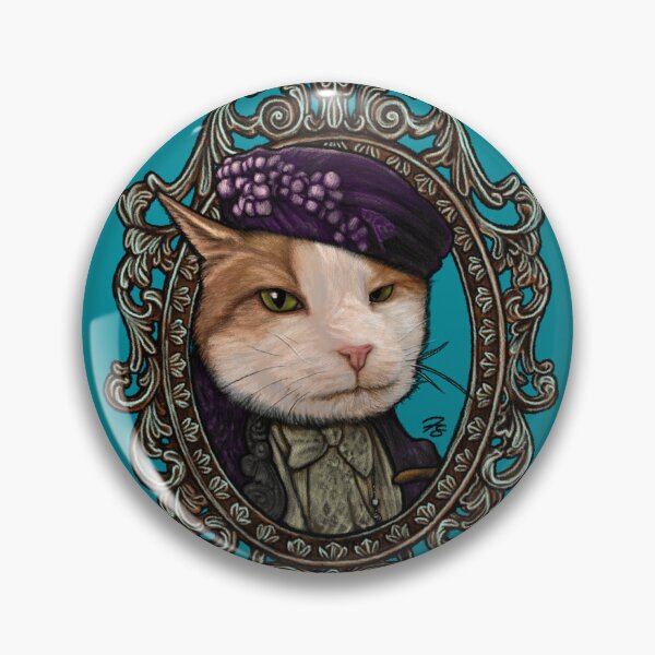 Item preview, Cat Cameo: The Dowager Countess, Rosie designed and sold by FreyStrandDraws.