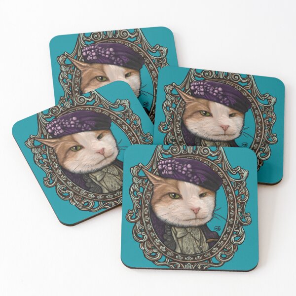 Item preview, Cat Cameo: The Dowager Countess, Rosie designed and sold by FreyStrandDraws.