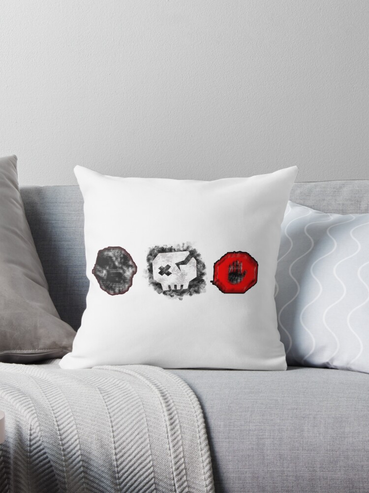 Three Credit Symbols in Roblox DOOR!” Pillow for Sale by Dude 4U 