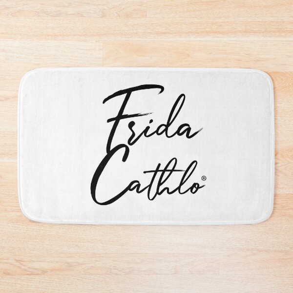 Item preview, Black And White Text Cat Frida Cathlo version of - Frida Kahlo designed and sold by Jaime Ortiz.