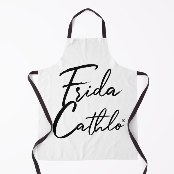 Item preview, Black And White Text Cat Frida Cathlo version of - Frida Kahlo designed and sold by Jaime Ortiz.