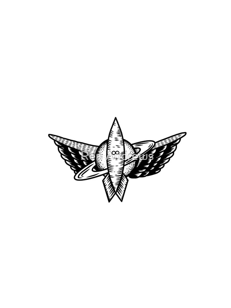 Thumbnail 4 of 4, iPhone Case, SPACE ROCKET BLACK designed and sold by Ren Andrews.