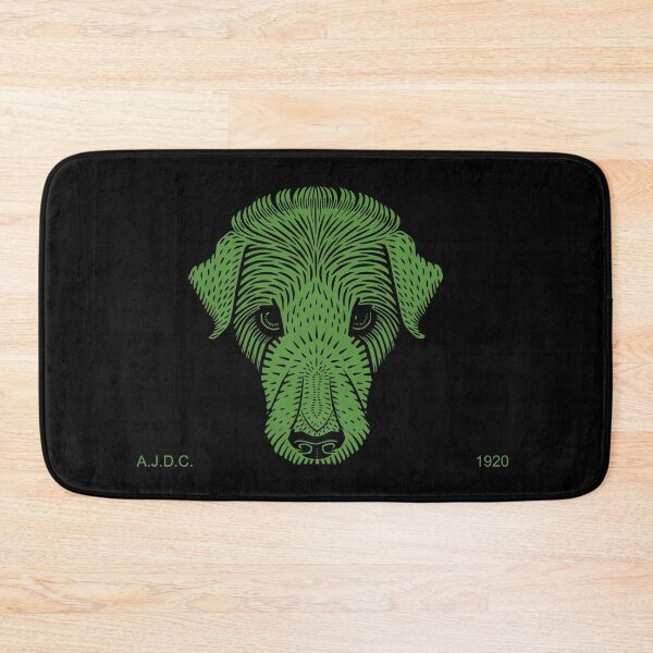 Item preview, Dog's Head. Julie de Gragg 1920. Green, And Black. designed and sold by I-Desire.