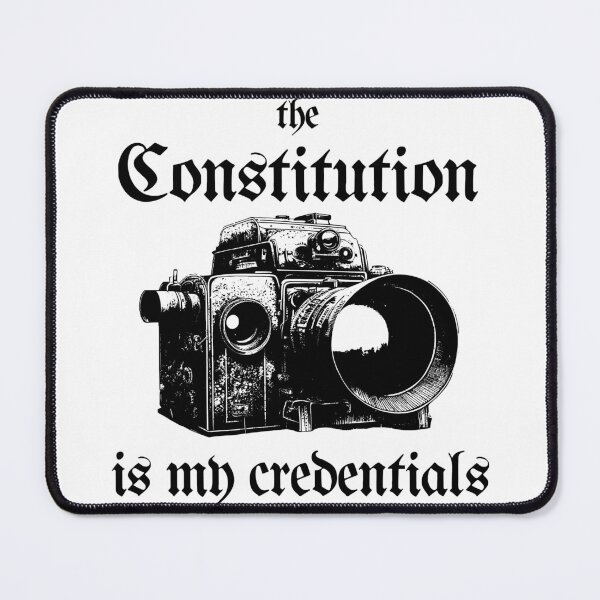 Item preview, First Amendment Constitutional Audit the Constitution is my Credentials Constitutional Auditor Camera designed and sold by Gralok.