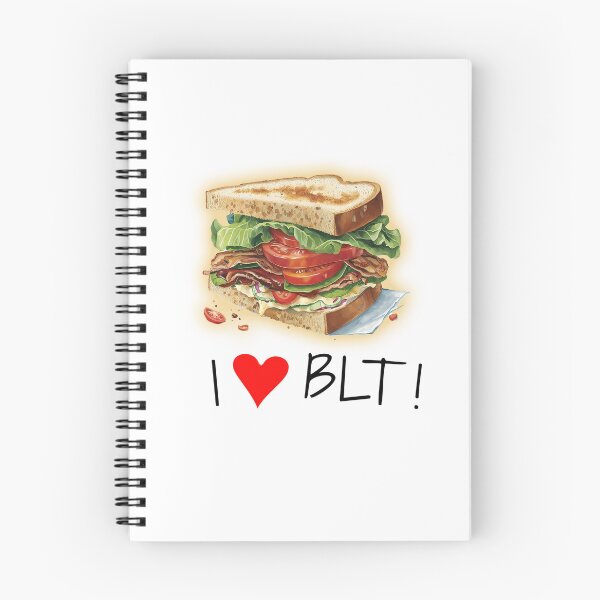 Item preview, I love BLT -  BLT Sandwich Awesome illustration white | I <3 BLT designed and sold by MeditationMind.