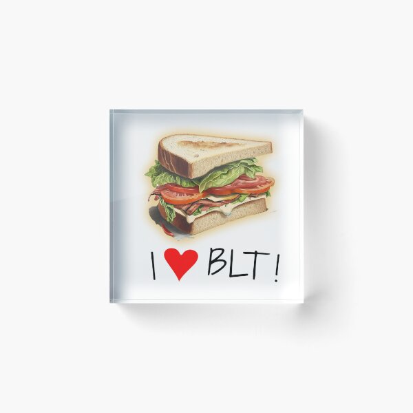 Item preview, BLT Sandwich LOVE | I love BLT|  I <3 BLT designed and sold by MeditationMind.