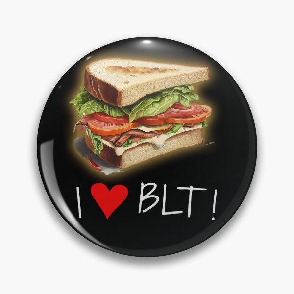 Item preview, BLT Sandwich LOVE | I love BLT|  I <3 BLT BLACK designed and sold by MeditationMind.