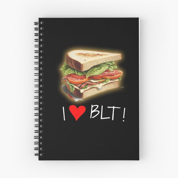 Item preview, BLT Sandwich LOVE | I love BLT|  I <3 BLT BLACK designed and sold by MeditationMind.
