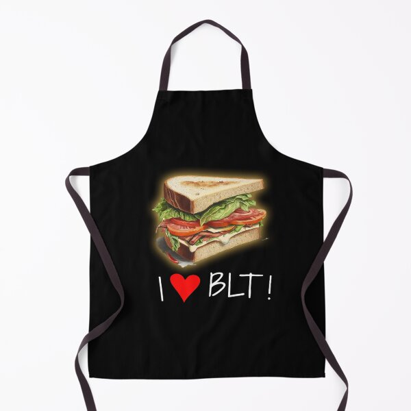 Item preview, BLT Sandwich LOVE | I love BLT| I <3 BLT BLACK designed and sold by MeditationMind.