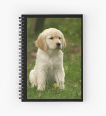 Golden Retriever! Puppy! Spiral Notebook