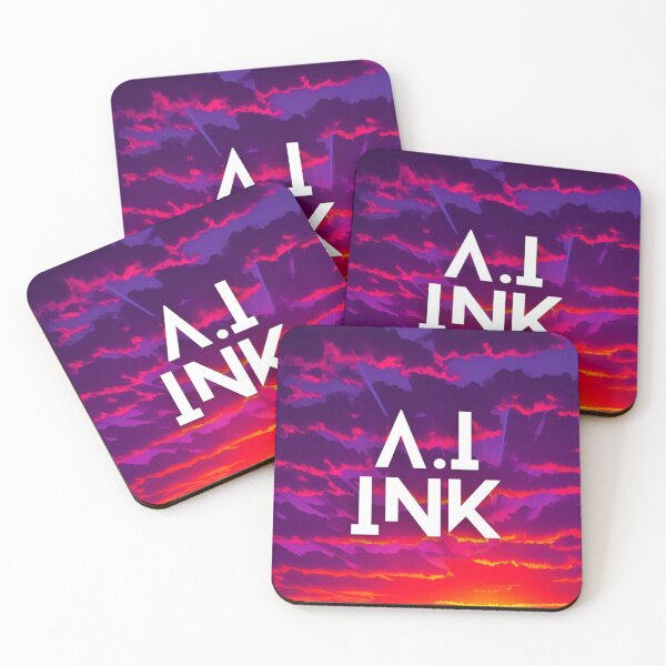 Item preview, A.I INK | Vibrant Synthwave Mountain Sunset designed and sold by AI-INK.