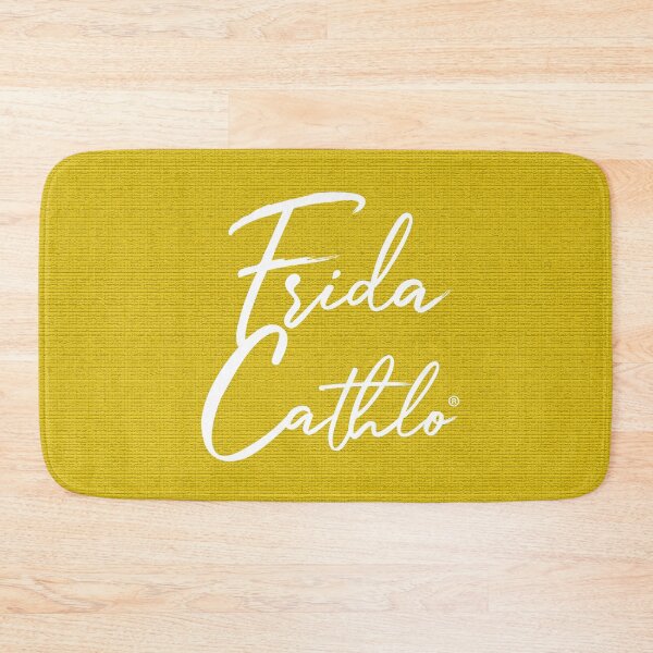 Item preview, Yellow Text W back Cat Frida Cathlo version of - Frida Kahlo designed and sold by Jaime Ortiz.