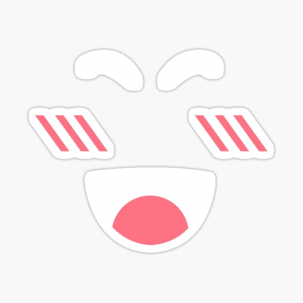 roblox man face Sticker for Sale by Zowie Elayne