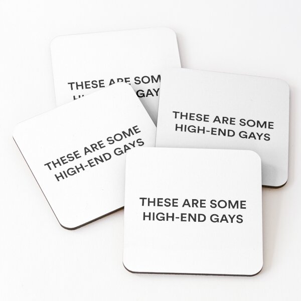 Item preview, "THESE ARE SOME HIGH-END GAYS" | Tanya from White Lotus designed and sold by guest-pillow.