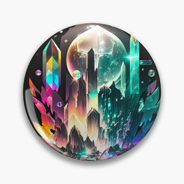 Item preview, Glowing Crystal & Gemstone Aura Sticker: Radiate Positive Energy designed and sold by francodelgrando.