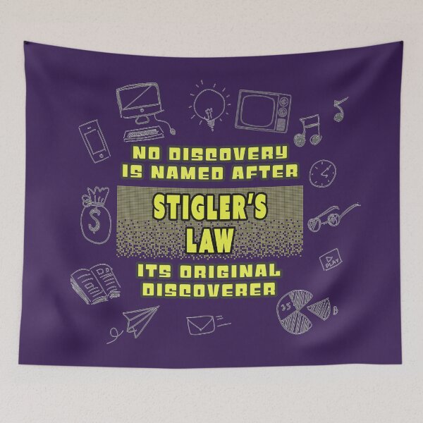 Item preview, Stigler's Law designed and sold by Fanarchist.