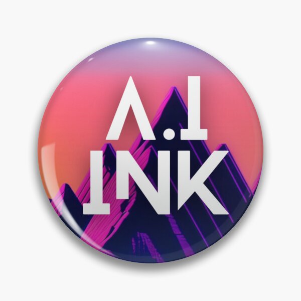 Item preview, A.I INK | Vibrant Synthwave Mountain Sunset designed and sold by AI-INK.