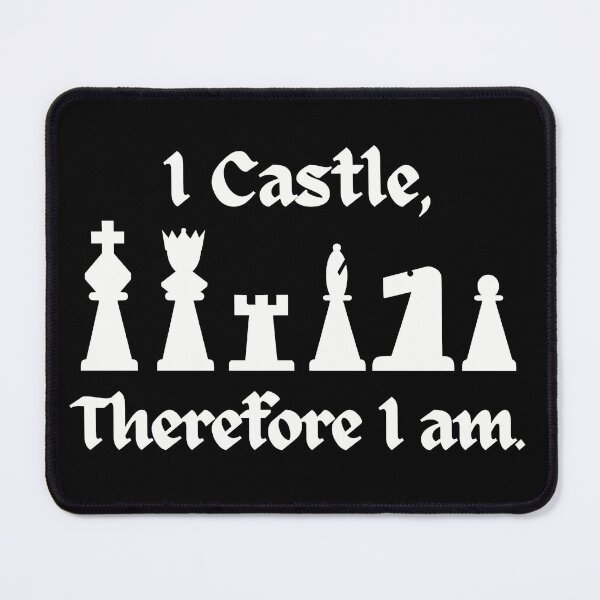Item preview, I castle, therefore I am. Chess  designed and sold by A-J-S-Designs.