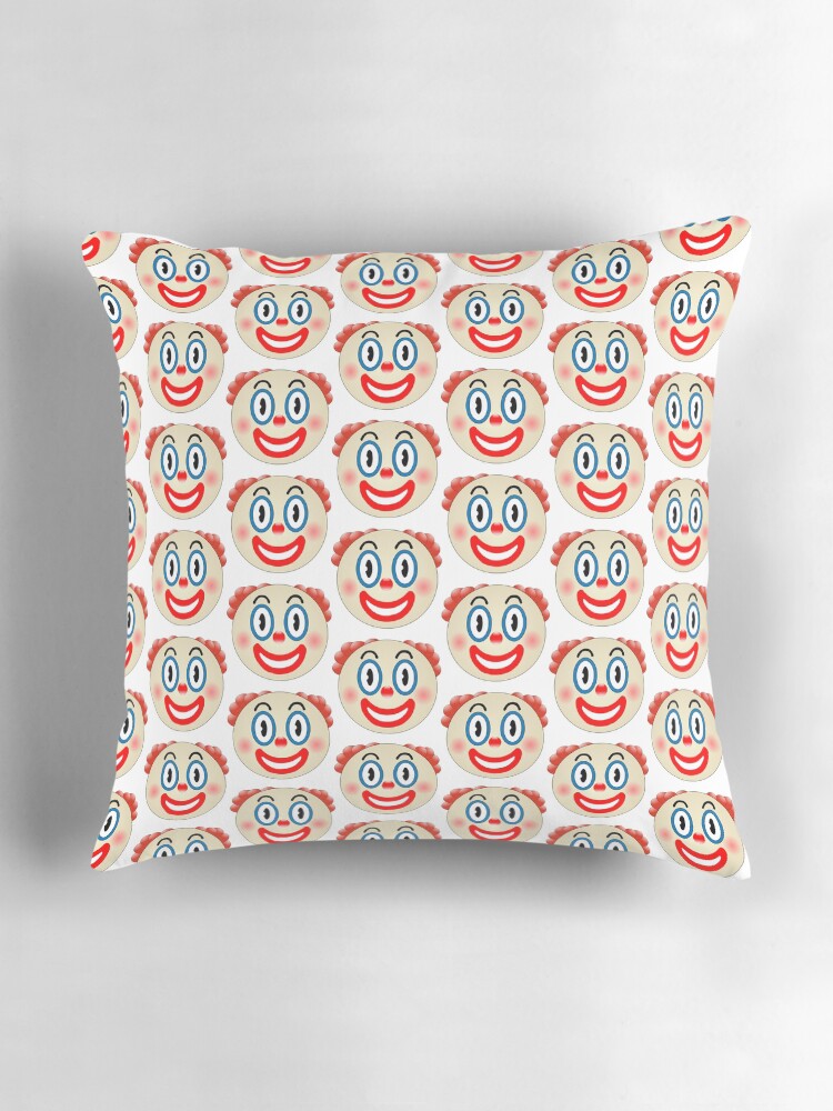 Clown Emoji Pillow for Sale by RedNeo Redbubble