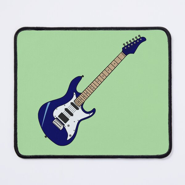 Item preview, Electric guitar cartoon illustration designed and sold by Misscartoon.