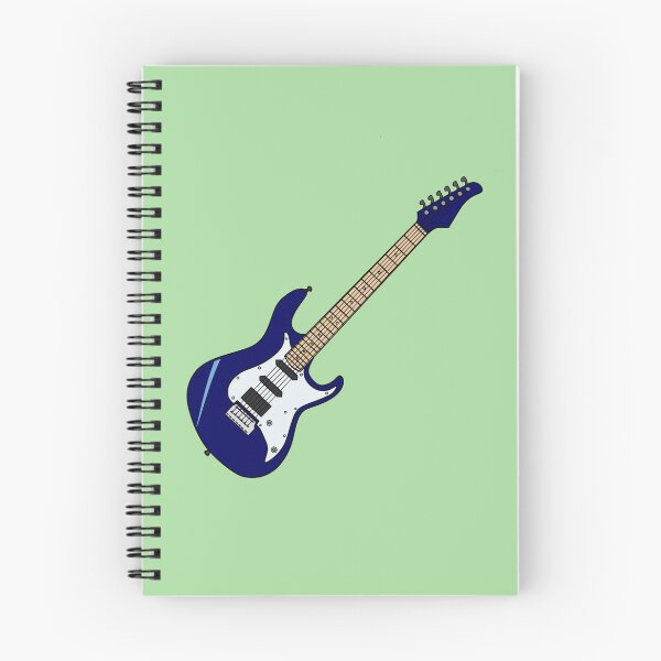 Item preview, Electric guitar cartoon illustration designed and sold by Misscartoon.