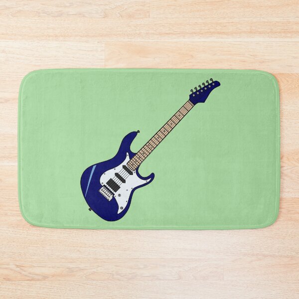 Item preview, Electric guitar cartoon illustration designed and sold by Misscartoon.