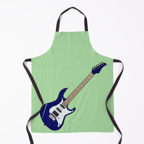 Item preview, Electric guitar cartoon illustration designed and sold by Misscartoon.