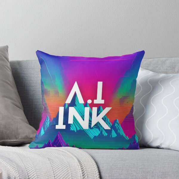 Item preview, A.I INK | Vibrant Synthwave Mountain Sunset designed and sold by AI-INK.