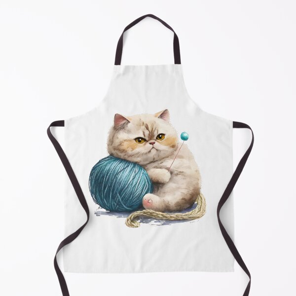 Item preview, Funny And Cute Cat With A Ball Of Wool designed and sold by ezps.