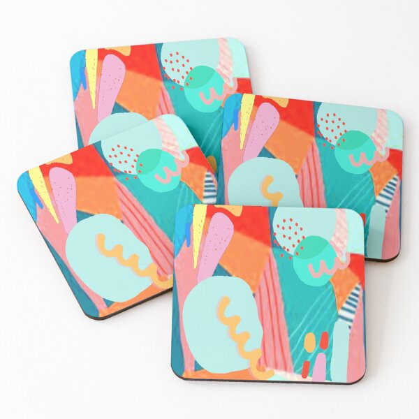 Item preview, Arty Soul Psychedelic Graphic Design, 3, Abstraction, bold colorful abstract playful design inspired by nature designed and sold by Adri Barnard.