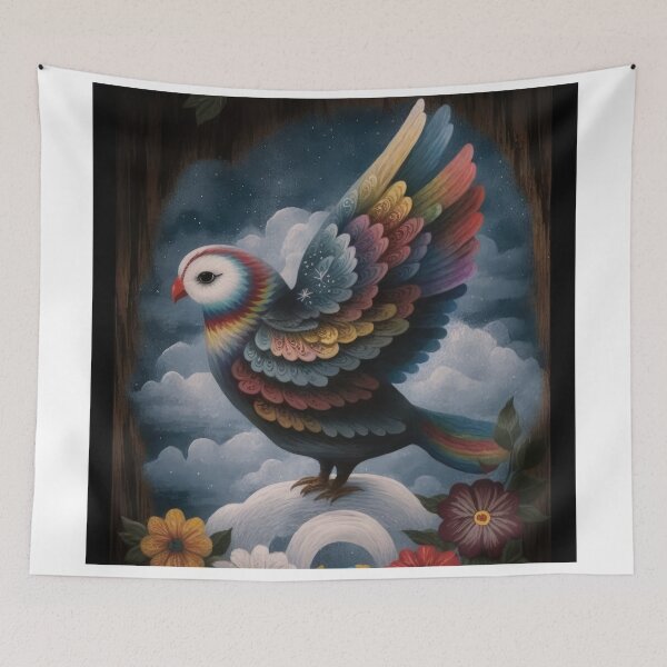 Item preview, Naïve Art Birds 02 designed and sold by thewandswant.