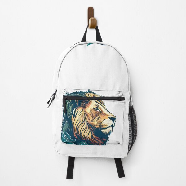 Item preview, Super Lion Face with Retro style fine Art Portrait T Shirt Great Boss King Abstract Art Board Print designed and sold by deluxelion.